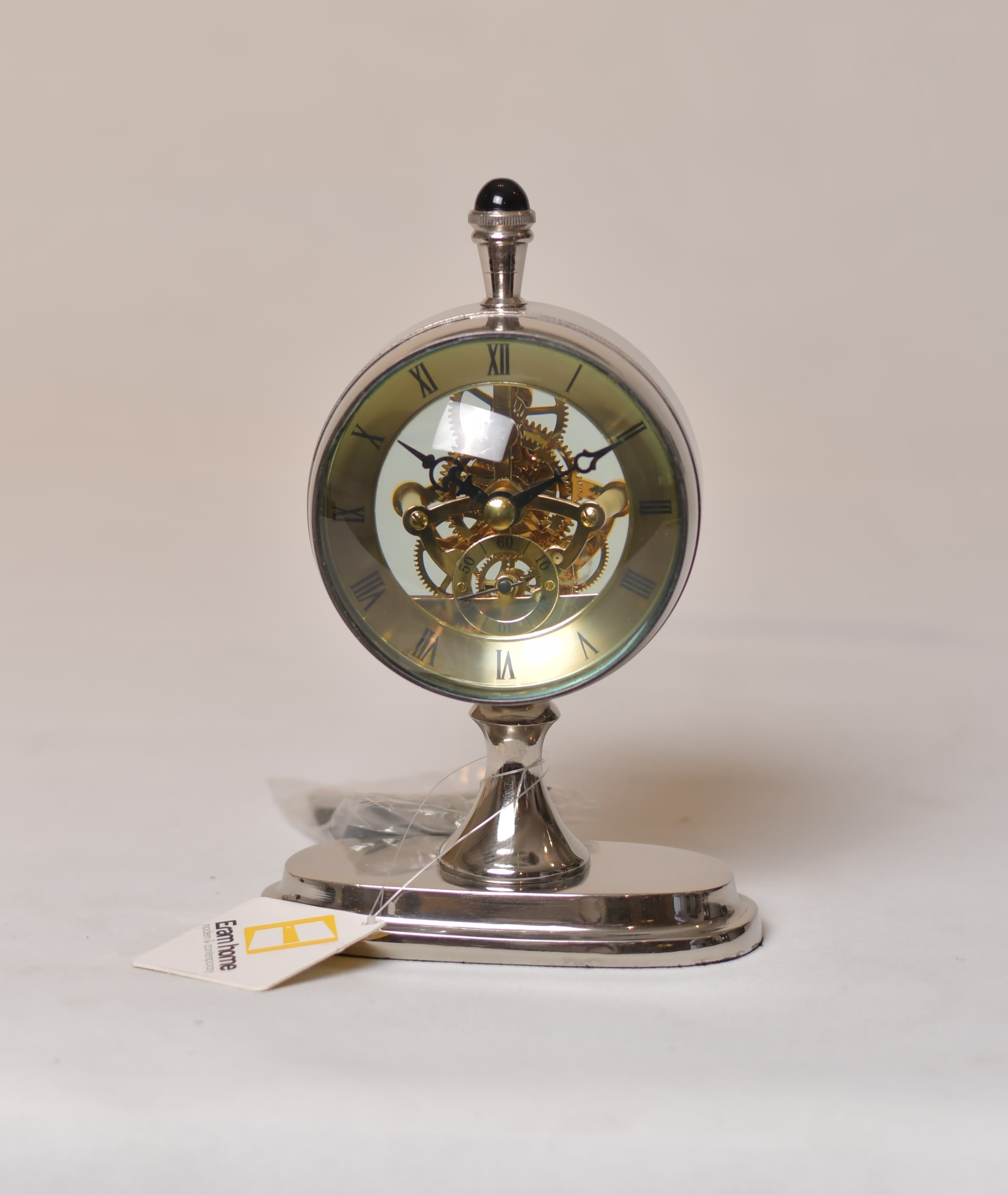 ساعت رومیزی چرخدنده شیشه کروی