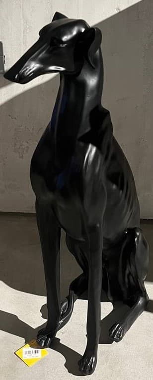 مجسمه سگ تازی فایبرگلاس بزرگ