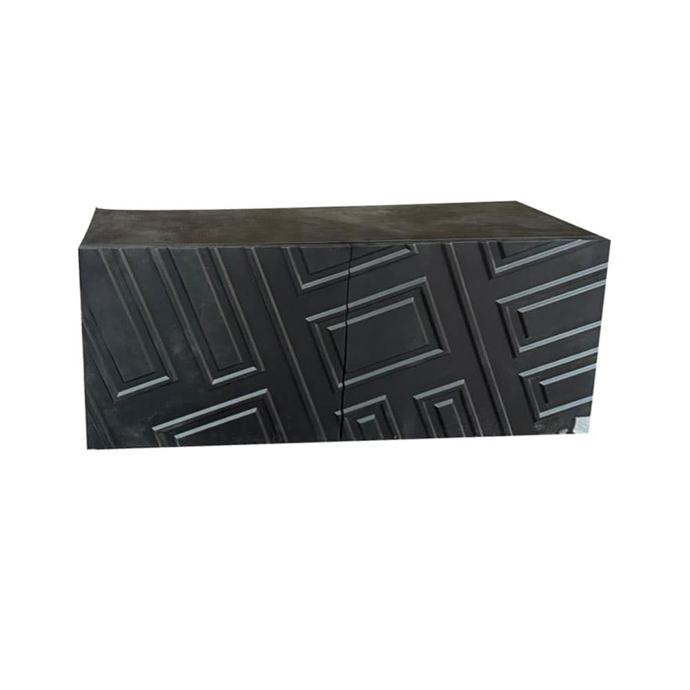 کنسول چوبی 2درب طرح قاب بندی مورب