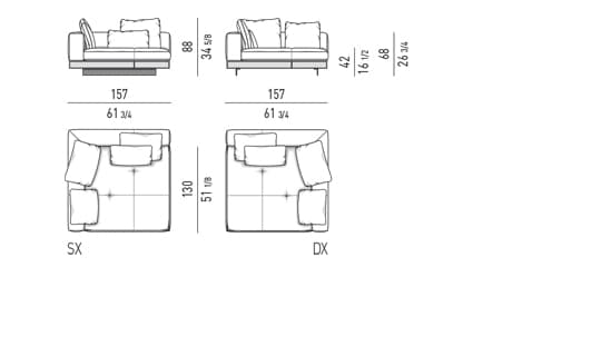 شزلون مربعی کوچک 157×157 سانتیمتر