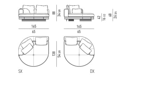 شزلون گرد کوچک 165×165 سانتیمتر